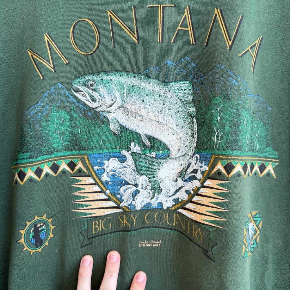 3/$30 🌟 VTG '93 Montana Tee XL - Picture 7 of 10